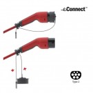 DEFA eConnect elbil ladekabel TYPE2 3-FAS 20A 5M 13,8kW (Tesla, VW, Skoda, Peugeot, Citroen, Opel, Audi, BMW etc) thumbnail