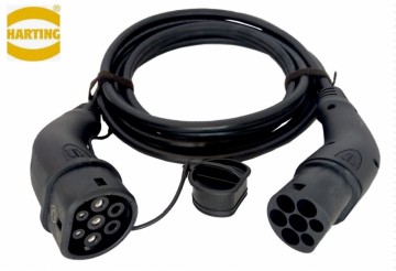 HARTING LADEKABEL FOR ELBIL MODE3 T2-T2, 3-FAS, 32A, 5M 22kW (Bl.a Tesla)