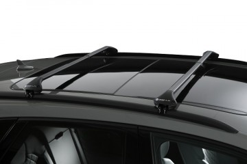 SUMMERSALE! Modula lavtbyggende takstativ i sort for biler med lave (flush) rails.